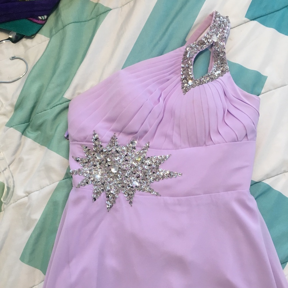 Lavender prom dress